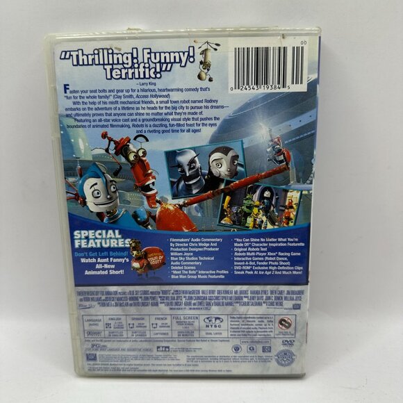Robots Full Screen DVD Rated PG 20th Century Fox Ewan McGregor Halle Berry - Picture 3 of 4